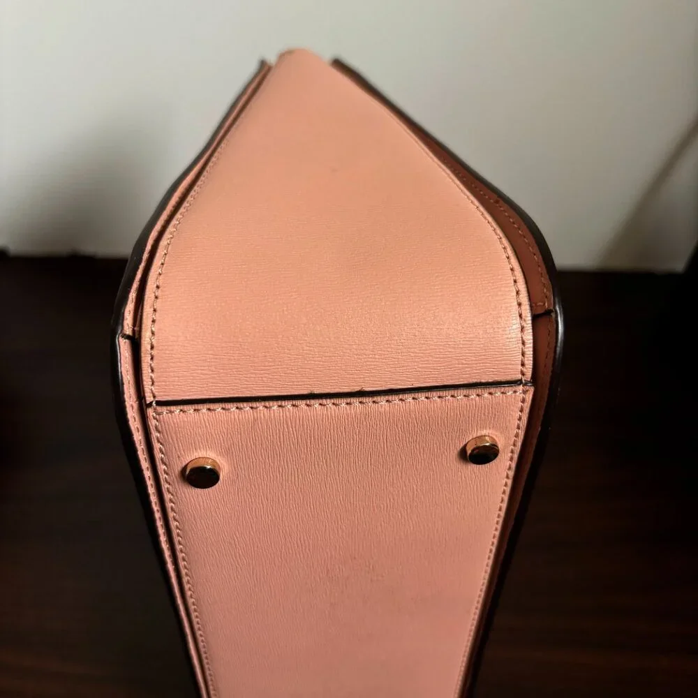 KATE SPADE Connie Medium Pink Triple Gusset Bag Satchel/Crossbody with Wallet
